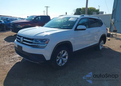 2019 Volkswagen Atlas 2.0T S из США, поврежденный, VIN 1V2AP2CAXKC580566